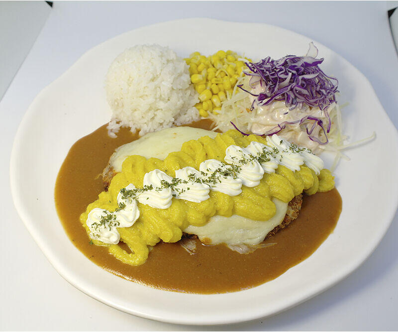 Sweet Potato Pork Cutlet w/ Cheese